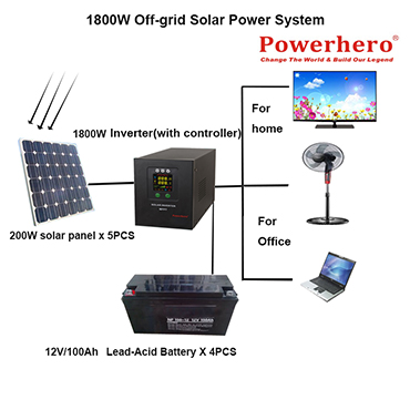 1800W Solar Power System