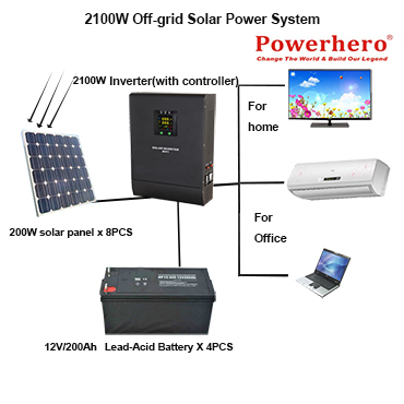 2100W Solar Power System-1